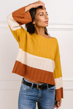 Load image into Gallery viewer, Mariah Color Block Sweater - FINAL SALE