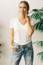 Load image into Gallery viewer, Front Pocket Tee in White