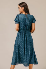 Load image into Gallery viewer, Ocean Eyes Polka Dot Midi Dress