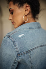 Load image into Gallery viewer, Kirra Cropped Denim Jacket