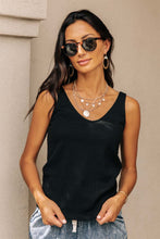 Load image into Gallery viewer, Vero Moda Ribbed Tank in Black