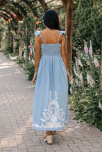 Load image into Gallery viewer, Malia Flutter Sleeve Maxi Dress