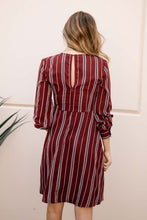 Load image into Gallery viewer, Kaylie Striped Mini Dress