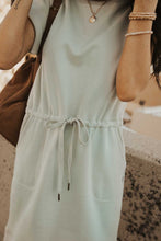 Load image into Gallery viewer, Drawstring Sport Dress in Mint Green
