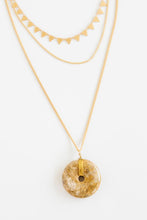 Load image into Gallery viewer, Round the World Stone Necklace