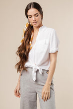 Load image into Gallery viewer, Need This Button Up Collar Blouse in White
