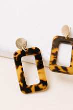 Load image into Gallery viewer, Rectangle Drop Earrings
