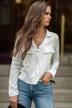 Load image into Gallery viewer, Rion Cropped Utility Top in White - FINAL SALE
