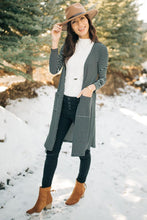 Load image into Gallery viewer, My Type of Striped Cardigan in Black
