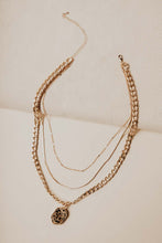 Load image into Gallery viewer, Layered Chain Pendant Necklace
