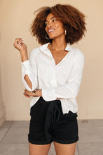 Load image into Gallery viewer, Winnie Ruffle Button Down - FINAL SALE
