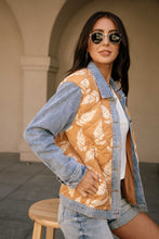 Load image into Gallery viewer, Quilt Detail Denim Jacket
