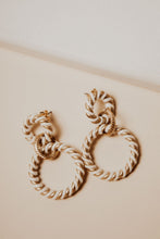Load image into Gallery viewer, Wrapped Double Hoop Earrings
