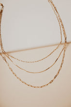 Load image into Gallery viewer, Tri-Layer Chain Necklace
