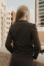 Load image into Gallery viewer, Kourtney Zipper Sweatshirt in Charcoal

