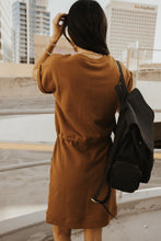 Load image into Gallery viewer, Drawstring Sport Dress in Camel
